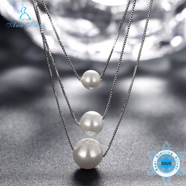 ann & snow fashion 3 layer necklace silver 925 shell pearl pendant necklace women jewelry for party wedding anniversary n103
ann & snow fashion 3 layer necklace silver 925 shell pearl pendant necklace women jewelry for party wedding anniversary n103