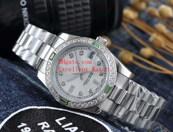 4 style sell fashion ladies watches 32 mm 179138 178288 126334 stainless steel date diamond dial quartz movement watches ladies watch, Slivery;brown
4 style sell fashion ladies watches 32 mm 179138 178288 126334 stainless steel date diamond dial quartz movement watches ladies watch, Slivery;brown