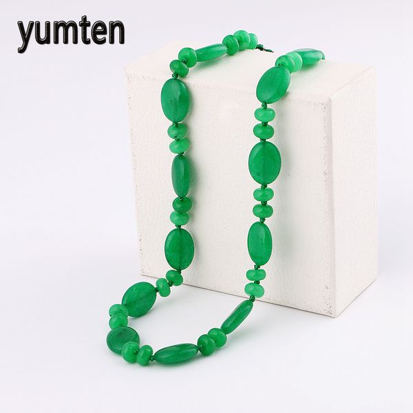 yumten green agate necklace power natural crystal women jewelry water drop chain boho best friend bailarina ananas chocker cc, Silver
yumten green agate necklace power natural crystal women jewelry water drop chain boho best friend bailarina ananas chocker cc, Silver