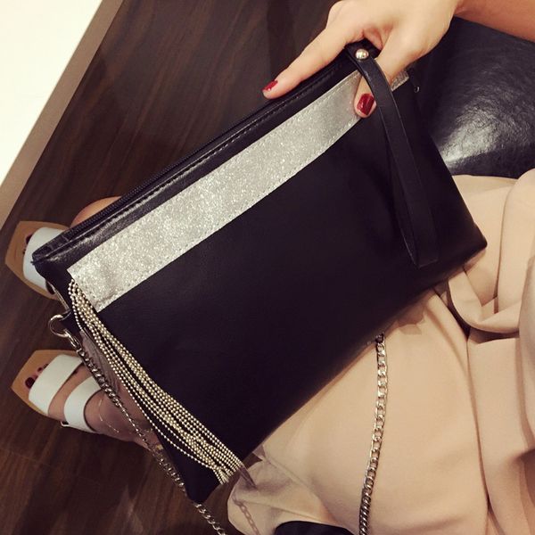 new fashion casual metal tassel pu leather envelope bag clutch bag ladies shoulder purse crossbody messenger
new fashion casual metal tassel pu leather envelope bag clutch bag ladies shoulder purse crossbody messenger
