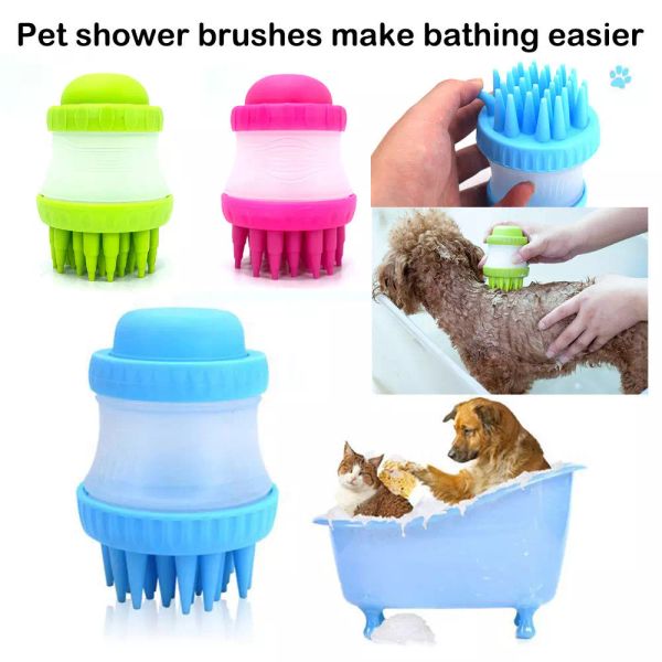 pet dog bath silicone massaging brush cat hair fur comb grooming comb cleaning brushes fashion 3 colors tc180830
pet dog bath silicone massaging brush cat hair fur comb grooming comb cleaning brushes fashion 3 colors tc180830