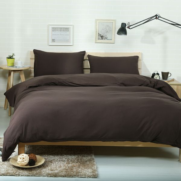 2018 dark coffee solid bedding knit cotton bedlinens twin king bed cover flat/fitted sheet pillowcases linens
2018 dark coffee solid bedding knit cotton bedlinens twin king bed cover flat/fitted sheet pillowcases linens