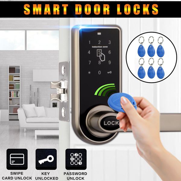 2018 Интеллектуального цифрового Keyless электронного код замок двери RFID запись Secure Han
2018 Интеллектуального цифрового Keyless электронного код замок двери RFID запись Secure Han