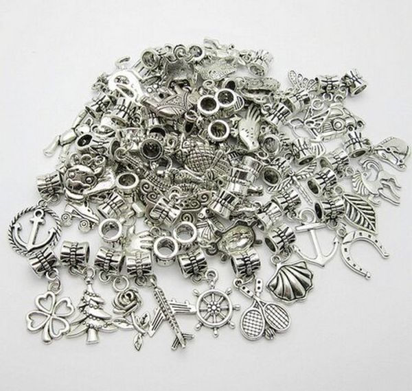 100pcs/lot silver plated mixed vintage big hole loose beads european pendant fit pandora charms for bracelet jewelry making findings, Bronze;silver
100pcs/lot silver plated mixed vintage big hole loose beads european pendant fit pandora charms for bracelet jewelry making findings, Bronze;silver
