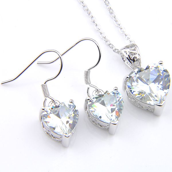 brand new luckyshine heart white z earrings pendant sets 5 sets silver women wedding sets free
brand new luckyshine heart white z earrings pendant sets 5 sets silver women wedding sets free
