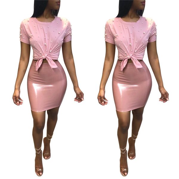 women beading patchwork crop faux leather skirt 2 piece set for female women summer two pieces sets skirts, Gray
women beading patchwork crop faux leather skirt 2 piece set for female women summer two pieces sets skirts, Gray