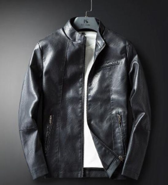 men's korean new fashion boutique handsome european american personality slimming trend simple plus velvet pu leather coat m-4xl, Black
men's korean new fashion boutique handsome european american personality slimming trend simple plus velvet pu leather coat m-4xl, Black