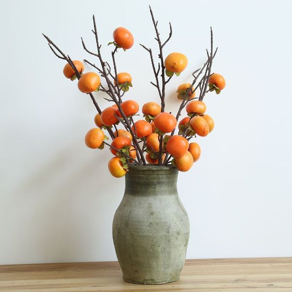 67 cm artificial berries persimmon tree branches fake fruit home flower ornaments wedding ceiling artificial flower
67 cm artificial berries persimmon tree branches fake fruit home flower ornaments wedding ceiling artificial flower