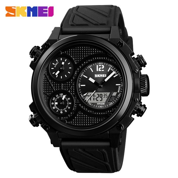 skmei men fashion watches alarm chrono el light wristwatches life waterproof sport outdoor wristband dual time saati 1359, Slivery;brown
skmei men fashion watches alarm chrono el light wristwatches life waterproof sport outdoor wristband dual time saati 1359, Slivery;brown