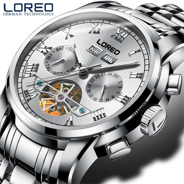 waterproof 50m sport watch for men luminous analog display watches silver white dial automatic mechanical wrist watch, Slivery;brown
waterproof 50m sport watch for men luminous analog display watches silver white dial automatic mechanical wrist watch, Slivery;brown