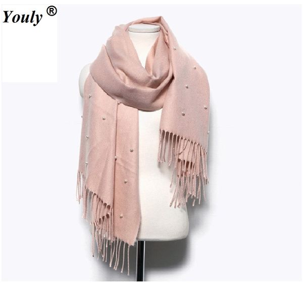 women pearl beading travel scarf designer 2017 ladies scarves fall winter shawl poncho hijab solid offwraps, Blue;gray
women pearl beading travel scarf designer 2017 ladies scarves fall winter shawl poncho hijab solid offwraps, Blue;gray