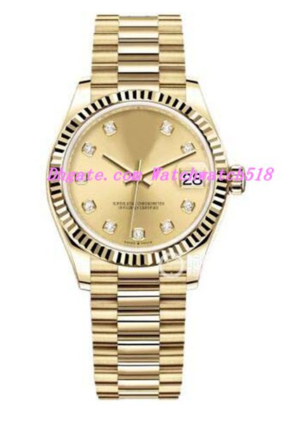 luxury watches 2018 new 31mm 278278 18k gold champagne diamond ladies watch automatic fashion brand watch wristwatch, Slivery;brown
luxury watches 2018 new 31mm 278278 18k gold champagne diamond ladies watch automatic fashion brand watch wristwatch, Slivery;brown