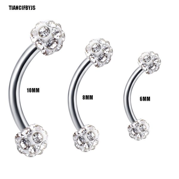 tiancifbyjs surgical steel 16g eyebrow rings piercing curved barbell banana bar earring piercings body jewelry 60pcs mix 3 sizes, Slivery;golden
tiancifbyjs surgical steel 16g eyebrow rings piercing curved barbell banana bar earring piercings body jewelry 60pcs mix 3 sizes, Slivery;golden