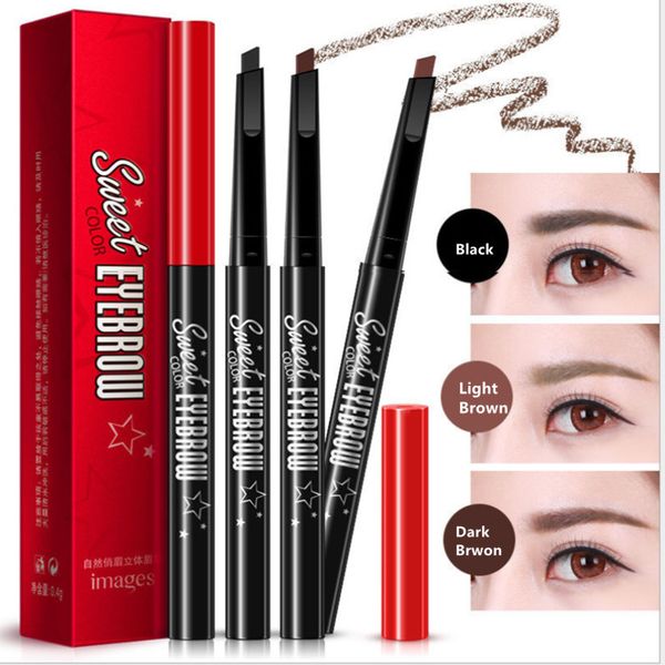 3 colors sweet color foundation makeup waterproof eyebrow pencil automatic eyebrows set black light brown dark brown
3 colors sweet color foundation makeup waterproof eyebrow pencil automatic eyebrows set black light brown dark brown