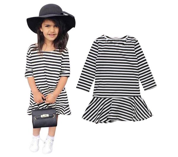 girl summer spring long sleeve black white striped round neck dress baby polyester skirt baby clothing clothes cn g031, Red;yellow
girl summer spring long sleeve black white striped round neck dress baby polyester skirt baby clothing clothes cn g031, Red;yellow