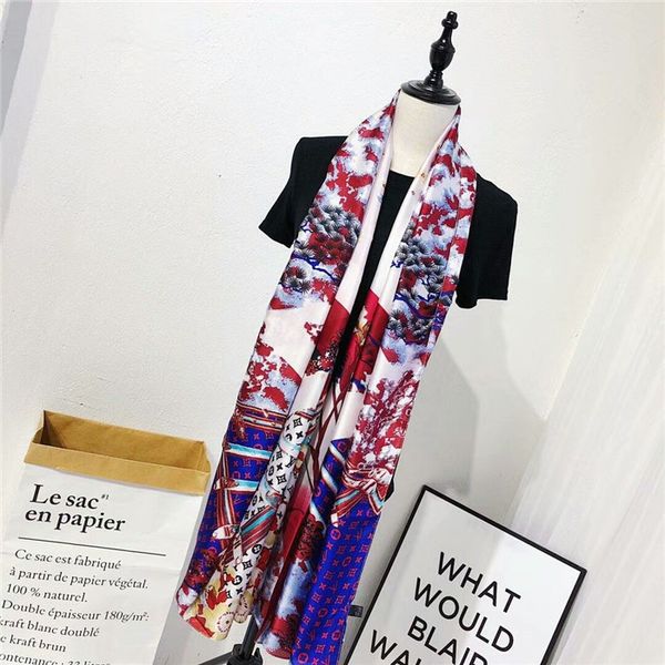 Summer late t brand 2018 women fa hion high quality ilk carve carve and carve with print pattern 180 70
Summer late t brand 2018 women fa hion high quality ilk carve carve and carve with print pattern 180 70