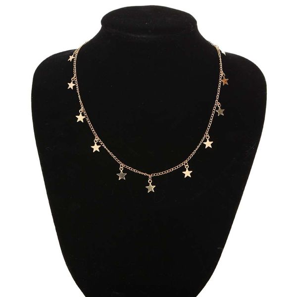 2018 new fashion jewelry simple alloy bohemian necklace long pentagram pendant new gold tassel necklace female elegant, Golden;silver
2018 new fashion jewelry simple alloy bohemian necklace long pentagram pendant new gold tassel necklace female elegant, Golden;silver