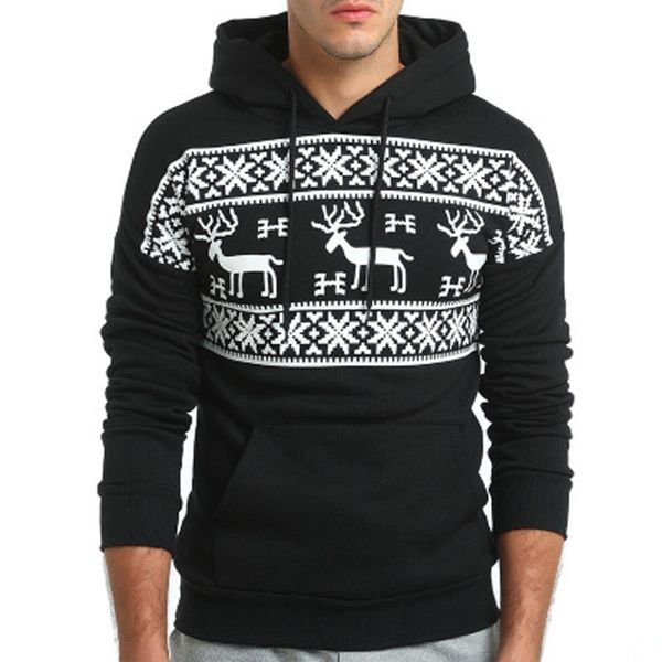 sweatshirt men hoodie christmas clothes fawn snowflake print pattern pullover sportwear outwear fashion casual slim coat on sale, Black
sweatshirt men hoodie christmas clothes fawn snowflake print pattern pullover sportwear outwear fashion casual slim coat on sale, Black