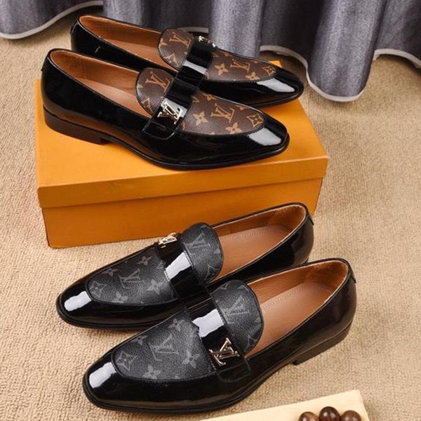 handmade genuine patent leather and nubuck leather patchwork with bow tie men wedding black dress shoes men's banquet loafers
handmade genuine patent leather and nubuck leather patchwork with bow tie men wedding black dress shoes men's banquet loafers