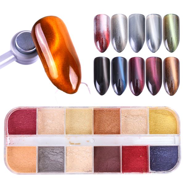 1 case magic mirror nail glitter powder dust 3d cat eye dipping pigment flakes uv gel polish nail art decoration manicure be813, Silver;gold
1 case magic mirror nail glitter powder dust 3d cat eye dipping pigment flakes uv gel polish nail art decoration manicure be813, Silver;gold