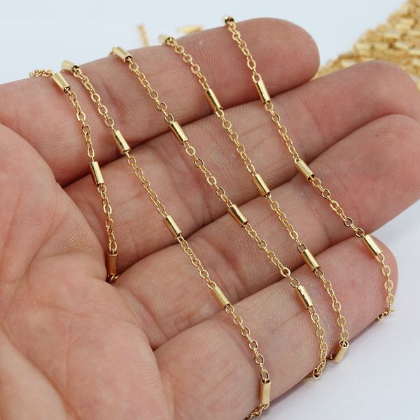 1m (3.3feet). raw brass 24k shiny gold chain necklace ..( .nickel safe lead safe) size : size : 1,8mm , bxb229, Silver
1m (3.3feet). raw brass 24k shiny gold chain necklace ..( .nickel safe lead safe) size : size : 1,8mm , bxb229, Silver