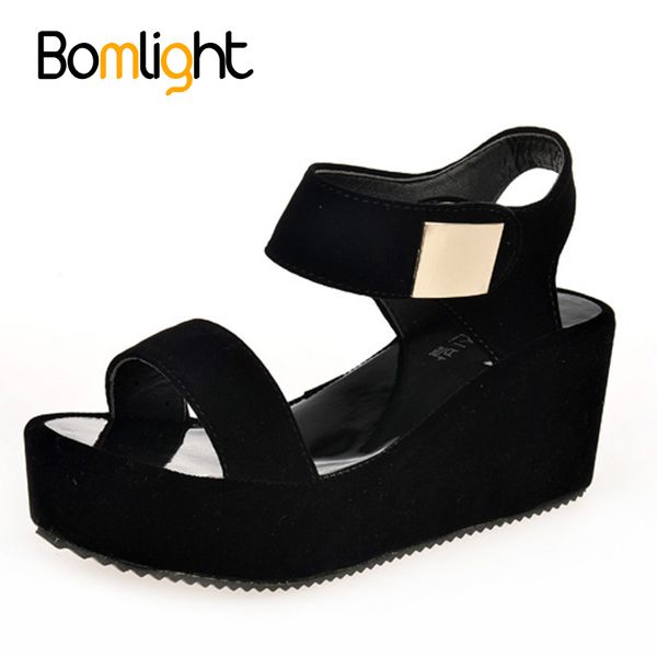 bomlight 2017 summer new disgine women sandals shoes fashion wedges bottom flatform shoes casual wedges sandals women, Black
bomlight 2017 summer new disgine women sandals shoes fashion wedges bottom flatform shoes casual wedges sandals women, Black