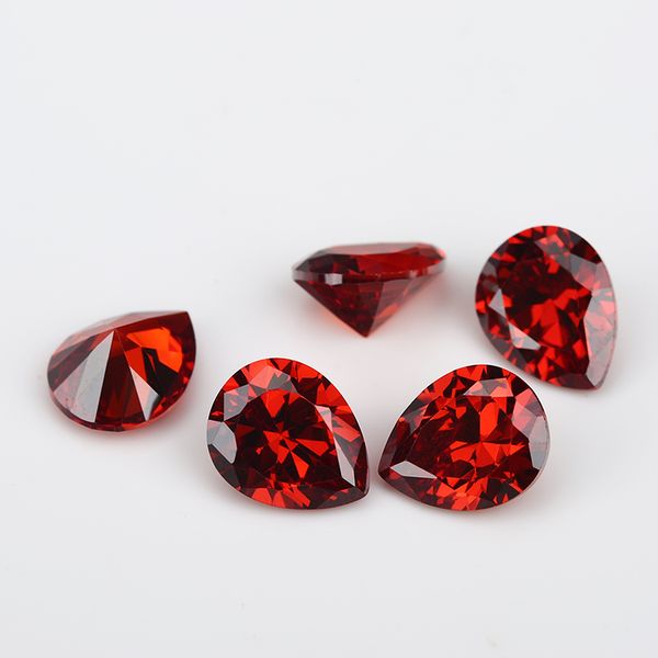 2x3~13x18mm 5a grade garnet red color pear shape cubic zirconia stone loose cz stone synthetic gems, Black
2x3~13x18mm 5a grade garnet red color pear shape cubic zirconia stone loose cz stone synthetic gems, Black