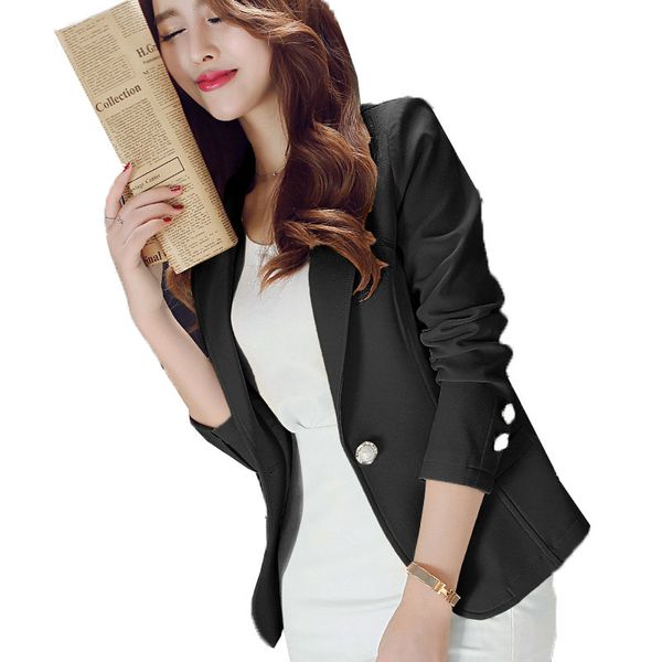 2017 new fashion women jackets spring autumn slim workwear long-sleeved small suit coat female short blazer outerwear ab044, White;black
2017 new fashion women jackets spring autumn slim workwear long-sleeved small suit coat female short blazer outerwear ab044, White;black