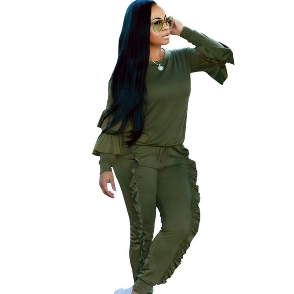 2018 autumn casual o neck 2 two piece set womens yellow green pullover hoodies and pant suit ladies leisure tracksuits plus size, Gray
2018 autumn casual o neck 2 two piece set womens yellow green pullover hoodies and pant suit ladies leisure tracksuits plus size, Gray