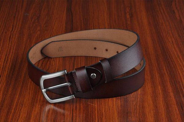 new cowhide genuine leather belts for men brand strap male pin buckle vintage jeans belt 100-150 cm long waist belt xf003, Black;brown
new cowhide genuine leather belts for men brand strap male pin buckle vintage jeans belt 100-150 cm long waist belt xf003, Black;brown