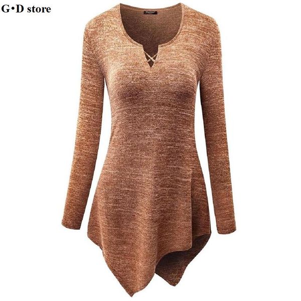 women elegant cotton t shirt v neck long sleeve handkerchief hem line lightweight knitting tunic t-shirt tees, White
women elegant cotton t shirt v neck long sleeve handkerchief hem line lightweight knitting tunic t-shirt tees, White