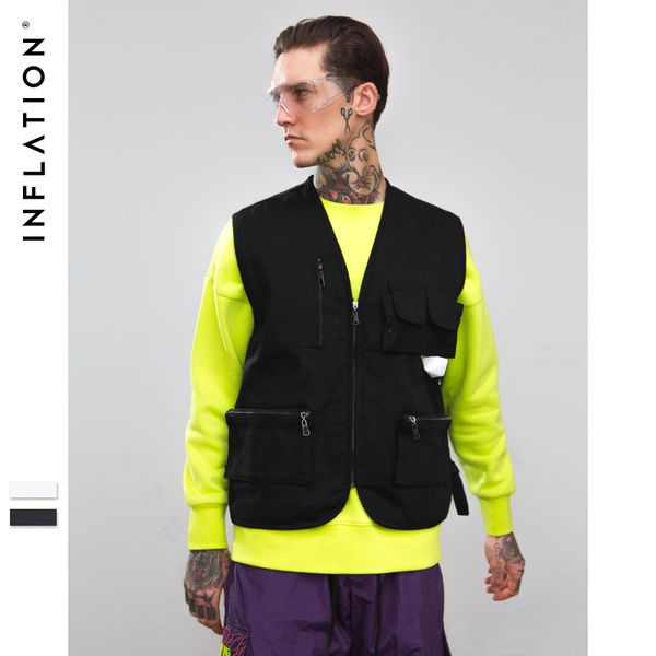 Streetwear Tactical Vest Hip Hop Sleeveless Vests Men Cargo Waistcoat with Pockets Military Coat Vest New
Streetwear Tactical Vest Hip Hop Sleeveless Vests Men Cargo Waistcoat with Pockets Military Coat Vest New