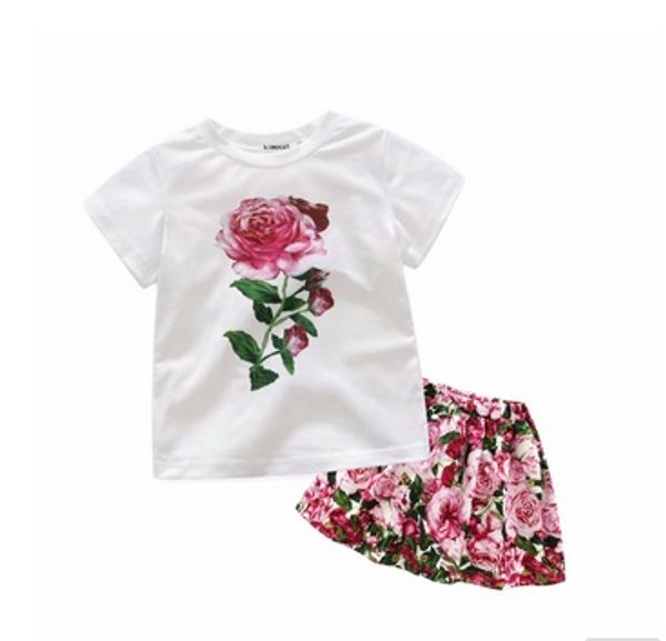 baby girls clothes big floral print tee+full shivering pink skirt 2pcs clothing sets kids girls clothes suits, White
baby girls clothes big floral print tee+full shivering pink skirt 2pcs clothing sets kids girls clothes suits, White