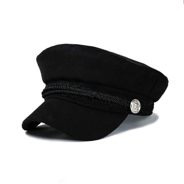 2018 Fashion Solid Visor Hat Autumn and Winter Vintage wool Patchwork Beret Cap For Women England Style Flat Cap
2018 Fashion Solid Visor Hat Autumn and Winter Vintage wool Patchwork Beret Cap For Women England Style Flat Cap
