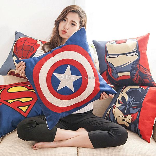 the avengers pillow case cartoon pillow case superman batman wade printed cushion cover cotton linen pillow cover xmas gift wx-p25
the avengers pillow case cartoon pillow case superman batman wade printed cushion cover cotton linen pillow cover xmas gift wx-p25