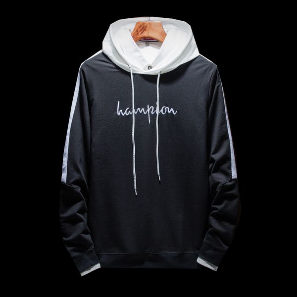 2018 letter print men women autumn hoodies slim sweatshirt for couple lovers winter patchwork hooded pullovers, Black
2018 letter print men women autumn hoodies slim sweatshirt for couple lovers winter patchwork hooded pullovers, Black