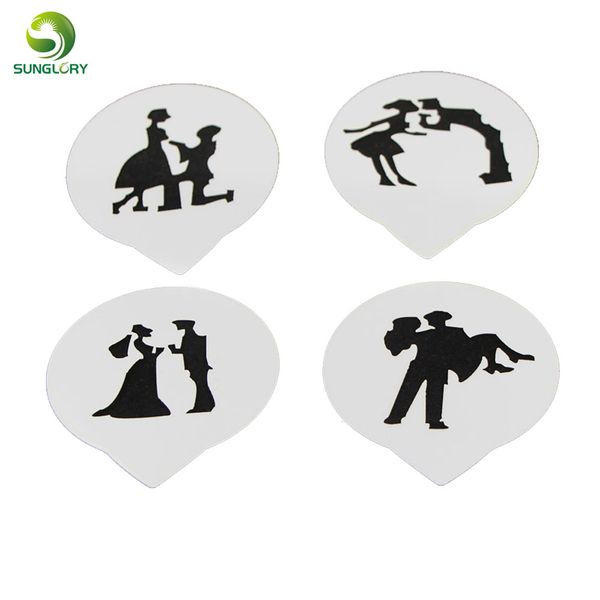 small 4pcs/set wedding decoration cake stencil couple lovers cupcake cookie stencils cake template mold baking tools for cakes
small 4pcs/set wedding decoration cake stencil couple lovers cupcake cookie stencils cake template mold baking tools for cakes