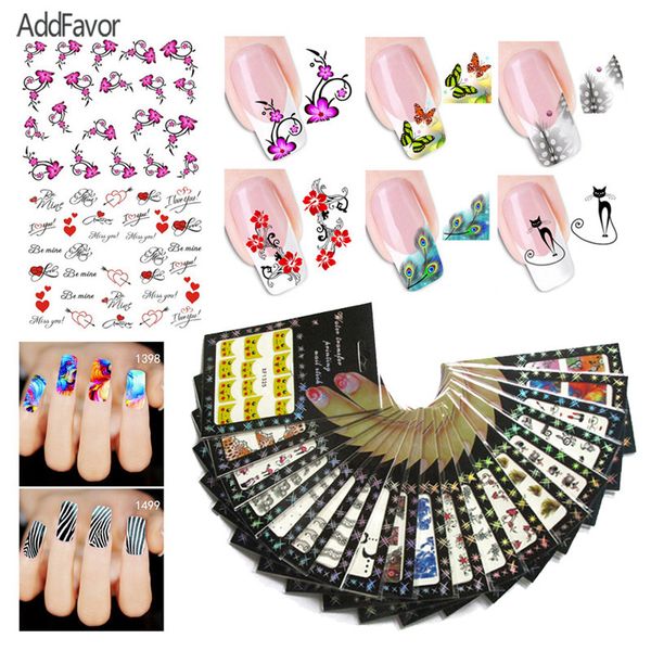 addfavor 2 pcs nail art sticker fingernail decal cute design flower nail sticker diy decoration adhesive foils decals, Black
addfavor 2 pcs nail art sticker fingernail decal cute design flower nail sticker diy decoration adhesive foils decals, Black