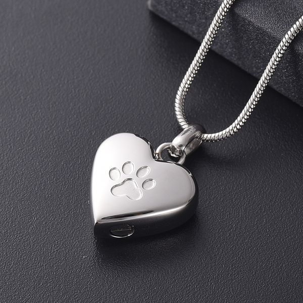 ijd8455 stainless steel cremation silver heart urn necklaces pet dog paw print cremation necklace memorial pendant ashes
ijd8455 stainless steel cremation silver heart urn necklaces pet dog paw print cremation necklace memorial pendant ashes