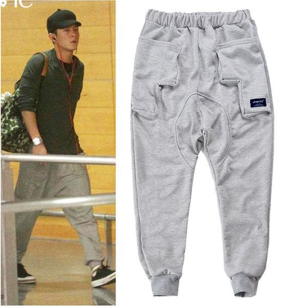2018 fashion fashion low crotch pants elastic waist hip hop streetwear joggers track pantalon homme squirrel pants, Black
2018 fashion fashion low crotch pants elastic waist hip hop streetwear joggers track pantalon homme squirrel pants, Black