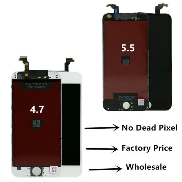 for iphone 6 iphone 6 plus lcd no dead pixels touch screen digitizer display assembly with frame cellphone screen repair parts
for iphone 6 iphone 6 plus lcd no dead pixels touch screen digitizer display assembly with frame cellphone screen repair parts