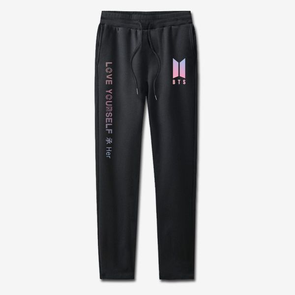 slim jogger cotton love yourself to pants sweatpants 100% men casual women k- pants fit and clothes trousers quality daicj, Black
slim jogger cotton love yourself to pants sweatpants 100% men casual women k- pants fit and clothes trousers quality daicj, Black