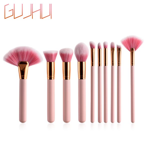 2018 gujhui 4pcs / 10pcs makeup brush tool kit pink handle fan brush flame brush makeup
2018 gujhui 4pcs / 10pcs makeup brush tool kit pink handle fan brush flame brush makeup