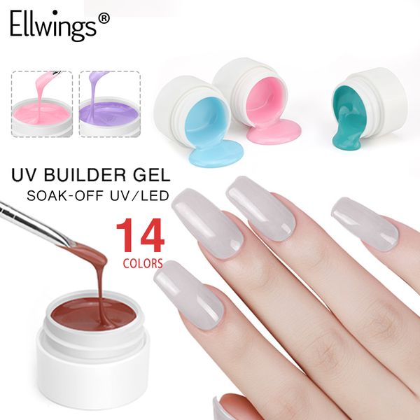 ellwings 14 colors uv builder gel nail extensions semi permanent soak off uv gel builder extension polish nail art varnish, Red;pink
ellwings 14 colors uv builder gel nail extensions semi permanent soak off uv gel builder extension polish nail art varnish, Red;pink