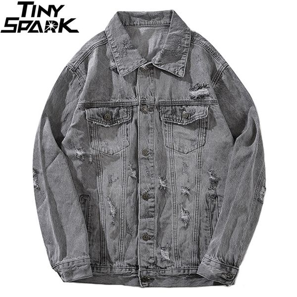 grey jean jacket ripped holes mens hip hop distressed denim jacket fashion autumn 2018 vintage denim bomber jackets streetwear, Black;brown
grey jean jacket ripped holes mens hip hop distressed denim jacket fashion autumn 2018 vintage denim bomber jackets streetwear, Black;brown
