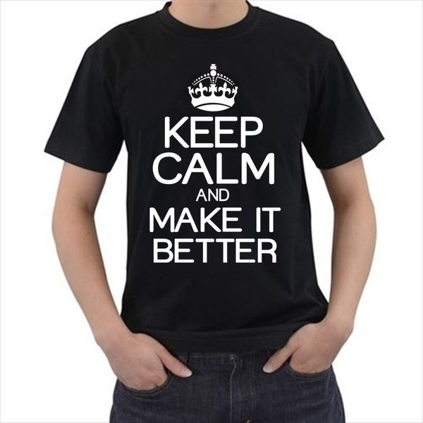 new fashion make it better funny geek nerd printing man t-shirt cotton o neck mens short sleeve mens tshirt male tees wholesale, White;black
new fashion make it better funny geek nerd printing man t-shirt cotton o neck mens short sleeve mens tshirt male tees wholesale, White;black