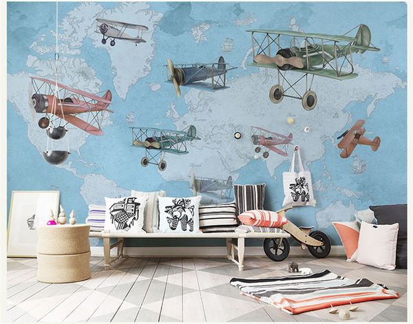 hand-painting vintage airplane map 3d wall p cartoon mural wallpaper for baby kid room large 3d wall mural papel
hand-painting vintage airplane map 3d wall p cartoon mural wallpaper for baby kid room large 3d wall mural papel