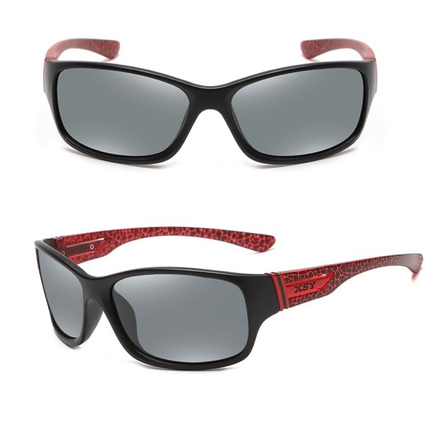 2018 new men's polarized outdoor sports glasses sunglasses uv400 visible light transmittance 80% 5 kinds of color selection, Black
2018 new men's polarized outdoor sports glasses sunglasses uv400 visible light transmittance 80% 5 kinds of color selection, Black