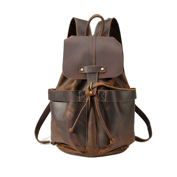tiding genuine cow leather mens travel backpack vintage string rucksack travel weekender bag lapbackpack brown new
tiding genuine cow leather mens travel backpack vintage string rucksack travel weekender bag lapbackpack brown new