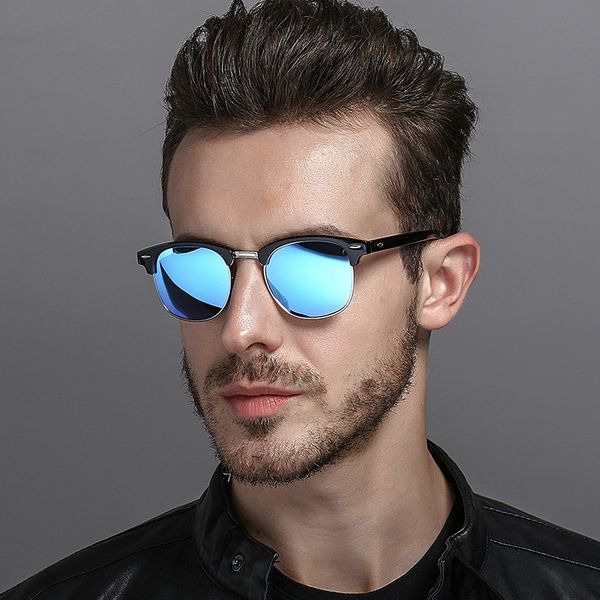 fashion sunglasses men hd polarized uv400 sun glasses male driver shades retro brand designer s224, White;black
fashion sunglasses men hd polarized uv400 sun glasses male driver shades retro brand designer s224, White;black